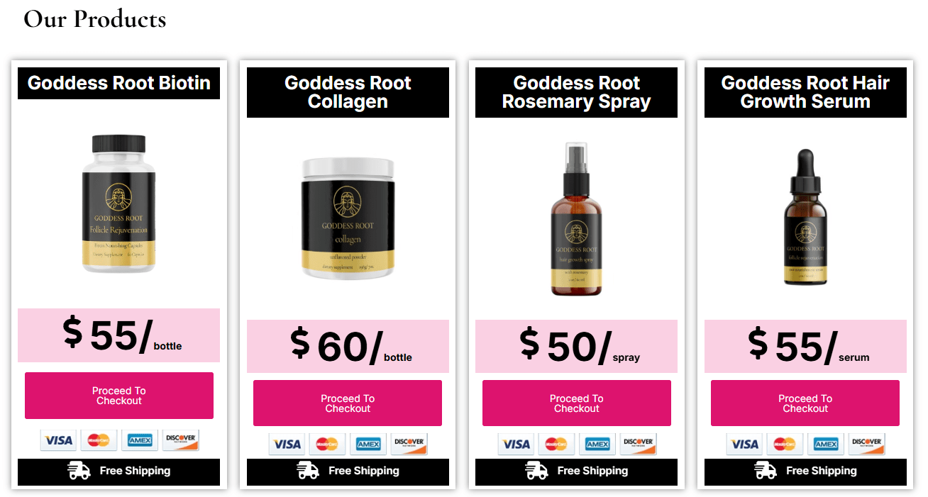 Goddess Root Order Goddess Root